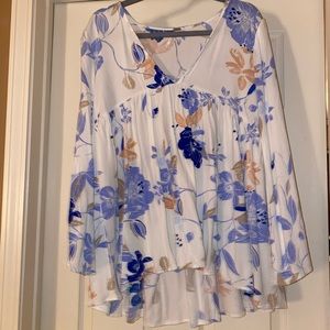 Free People floral blouse